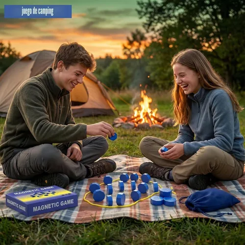 Miniatura 4 de Juego de ajedrez magnético con cuerda para rellenar cestas de Pascua, juegos familiares, juegos divertidos de estrategia para familia y fiestas