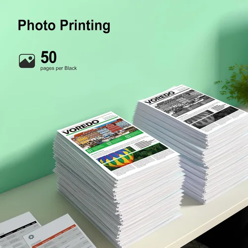 Miniatura 4 de Cartucho de tinta negra 64XL (paquete de 2) Reemplazo para tinta HP 64 para impresoras HP 64 Ink HP64 64 XL Cartucho de tinta negra para impresoras