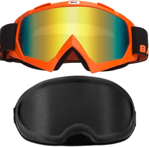 Miniatura 8 de Gafas para Dirt Bike con Estuche - Gafas de Seguridad para Motocicleta Motocross ATV Carreras, Mejores Regalos de Navidad para Hombres Jóvenes