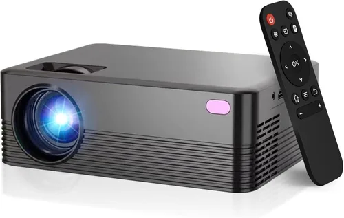 Mini proyector portátil con WiFi y Bluetooth, proyector inteligente nativo 1080P Full HD, 300 ANSI, compatible con teléfono inteligente, HDMI, USB