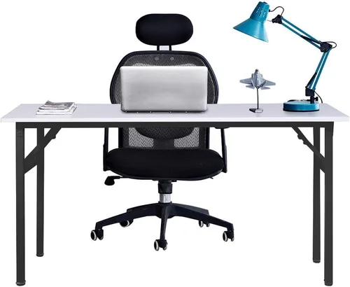 Miniatura 36 de Need AC5 Series - Escritorio plegable para computadora (39.4/47/55/63) pulgadas Teca y negro