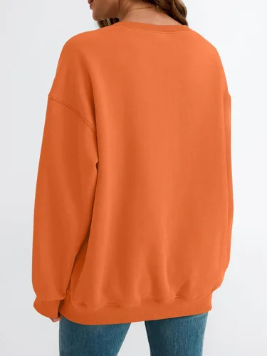 Miniatura 14 de EFAN Sudaderas de gran tamaño con cuello redondo Y2K para mujer, sudaderas con capucha para otoño, moda 2025, ropa para adolescentes y niñas, lindo