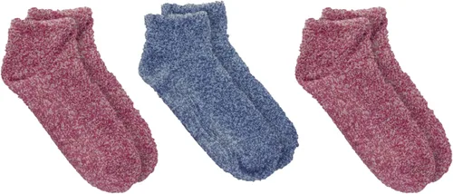 Miniatura 2 de Dr. Scholl's Calcetines de spa relajantes de corte bajo para mujer, lavanda y vitamina E infundidos, 2 y 3 pares, pinzas inferiores, Rosa/Azul