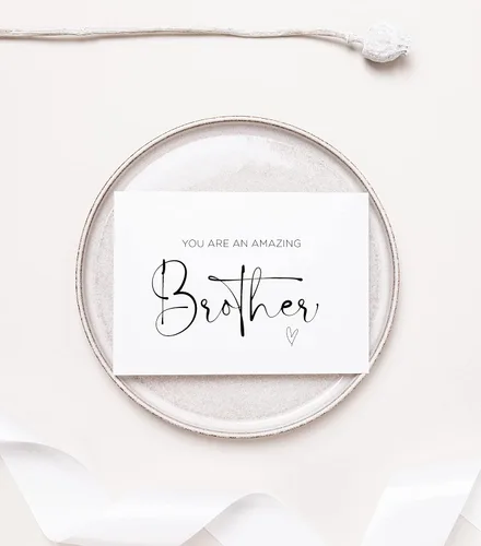 Miniatura 3 de Revelación de embarazo para hermano, tío para ser, regalos de anuncios de bebés para hermanos Nuevo mejor tío, Estamos teniendo un bebé, tarjetas