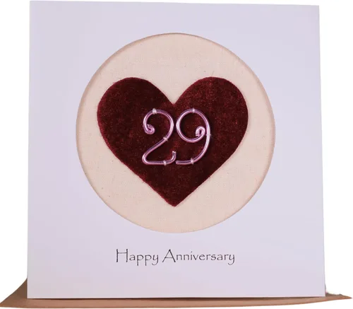 Miniatura 11 de Camellia Bees Tarjeta de aniversario de boda del primer año para ella él, tarjeta de aniversario hecha a mano para esposa, marido, pareja (1st)