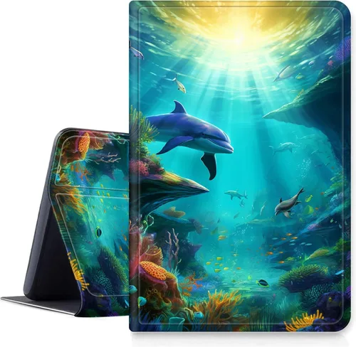 Miniatura 13 de Funda para tablet Amazon Kindle Fire HD 10 y 10 Plus de 10.1" (11ª generación, versión 2021), funda plegable con función de encendido y apagado