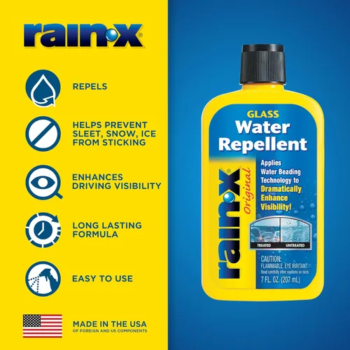 Miniatura 5 de Tratamiento de vidrio Rain-X, paquete de 1, Amarillo