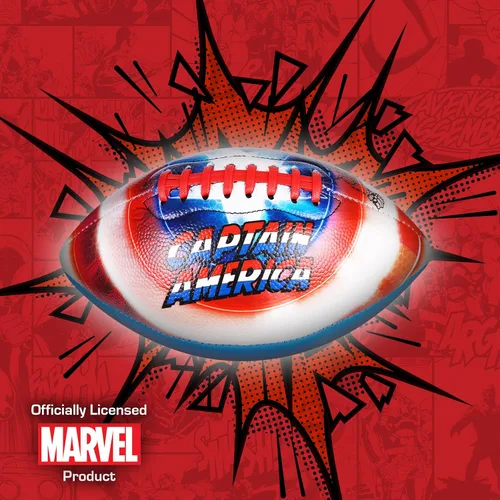 Miniatura 7 de Capelli Sport Marvel Avengers Capitán América - Fútbol juvenil pequeño, pequeño para niños, talla 6, multicolor