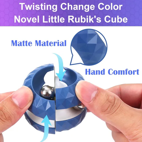 Miniatura 3 de Paquete de juguetes para ansiedad, bola órbita, novedosa pista creativa, cubo infinito, bolas para aliviar el estrés, juguetes sensoriales