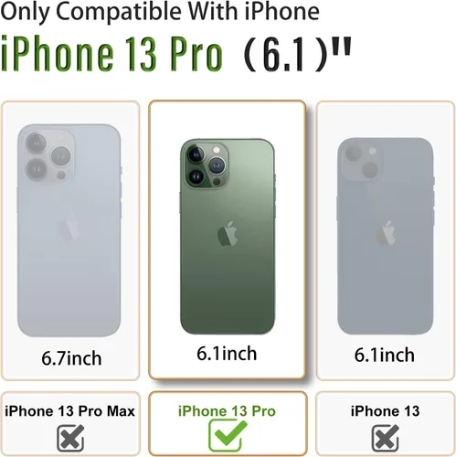 Miniatura 2 de Buleens Funda para iPhone 13 Pro Astronauta, Fundas Transparentes para iPhone 13 Pro con Papel Brillante y Soporte de Astronauta, Mujeres Niñas Rosa