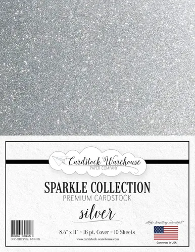 Miniatura 10 de Cardstock Warehouse Sparkle Gold Touch Glitter - 8.5 x 11 pulgadas - 16 Pt. / 280 Gsm Premium Cardstock Paper - 10 hojas Toque dorado