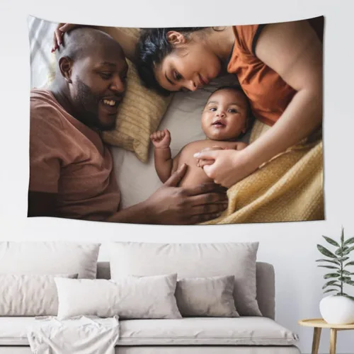 Miniatura 7 de JINJUREN Tapiz Personalizado Subir Imágenes Tapiz Personalizado Personalizado Telón de Fondo Pancarta Imprimir Cualquier de Tu Diseño