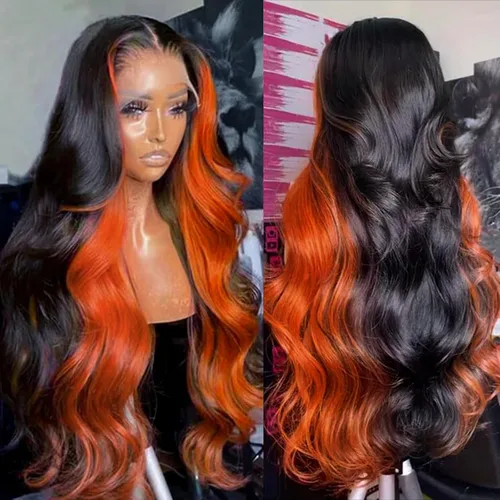 Miniatura 17 de Pelucas de cabello humano con encaje frontal 360 con cabello de bebé, pelucas de encaje frontal HD, densidad del 200%, pelucas de encaje frontal 360