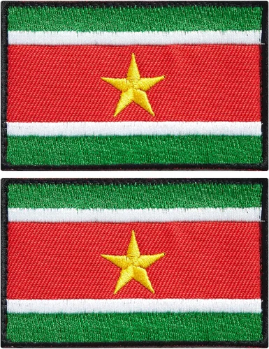 Miniatura 45 de stidsds Paquete de 2 parches de bandera de México, parches bordados, banderas mexicanas, parche táctico militar para ropa, sombrero, mochilas