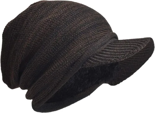 Miniatura 28 de Gorro de punto holgado con calavera de gran tamaño para hombre tipo skullcap