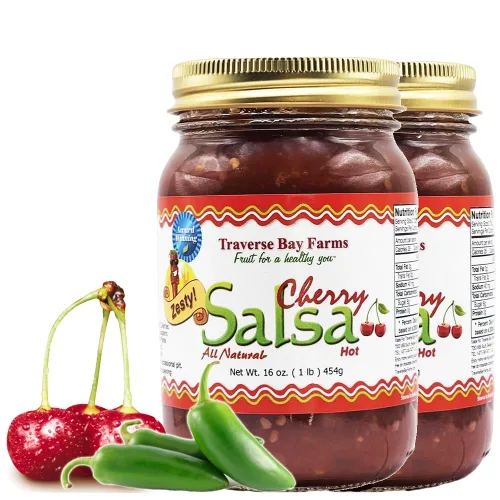 Miniatura 17 de Traverse Bay Farms Salsa gruesa - Caliente: fabricada en pequeños lotes con la mayor cantidad de productos cultivados localmente como sea posible.