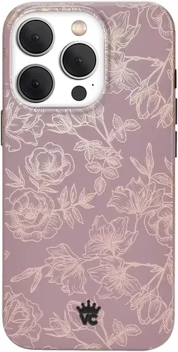 Miniatura 74 de VELVET CAVIAR Funda para iPhone 15 Pro, compatible con MagSafe, probada en caídas de 10 pies, con purpurina Galaxy Purpurina (Galaxy glitter)