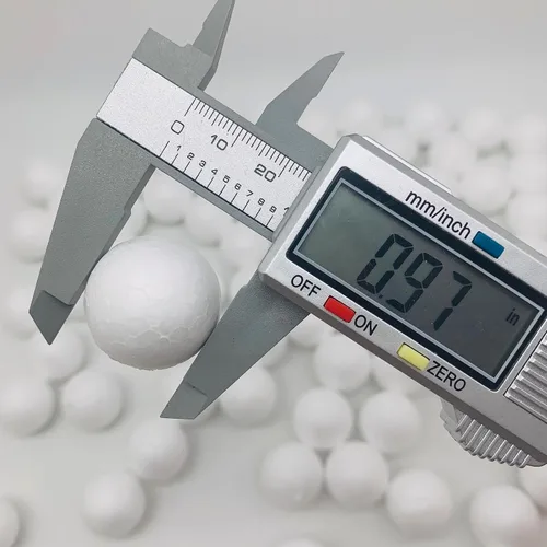 Miniatura 3 de Crafjie - Bolas de espuma de poliestireno de 66 unidades, 1 pulgada de diámetro, para manualidades DIY, ornamentos, espuma de poliestireno suave