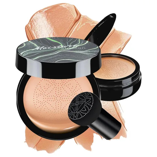 Miniatura 16 de Mushroom Head Air Cushion CC Cream - Base de maquillaje facial BB Cream para piel madura, corrector hidratante que ilumina larga duración, tono
