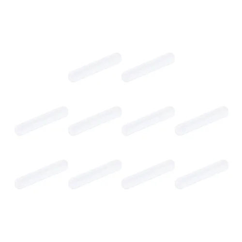 Miniatura 8 de MECCANIXITY Agitador magnético mezclador barra de agitación barra 10 mm (0.39 ") x4mm cilindro forma PTFE recubrimiento imán blanco para laboratorio