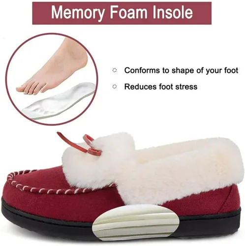 Miniatura 5 de RockDove Pantuflas de espuma viscoelástica para mujer Trapper Moc, Mocasín, 5-12