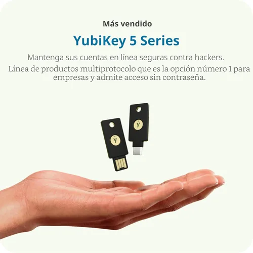 Miniatura 3 de Yubico - YubiKey 5Ci - Llave de seguridad de autenticación multifactor (MFA) y clave de acceso para iPhone/Android/PC, conectores duales