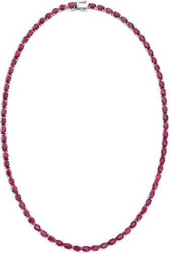 Miniatura 4 de Ross-Simons 40.00 ct. t.w. Gemstone Tennis Necklace in Sterling Silver
