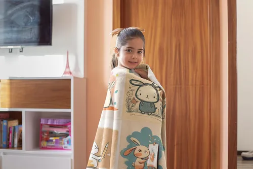 Miniatura 6 de Manta de bebé personalizada con temática de conejo para niños y niñas, regalos divertidos de conejitos para amantes de los conejitos y mujeres