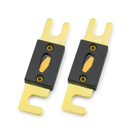 Miniatura 31 de Baomain Paquete de 2 fusibles ANL de 300 A a granel con terminales chapados en oro para audio de automóvil, amplificador, camión, barco, RV
