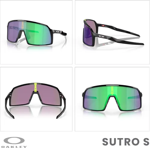Miniatura 45 de Oakley Sutro OO9406 / OO9462 - Lentes de sol para hombre, kit de correa de accesorios, bolsa de microfibra