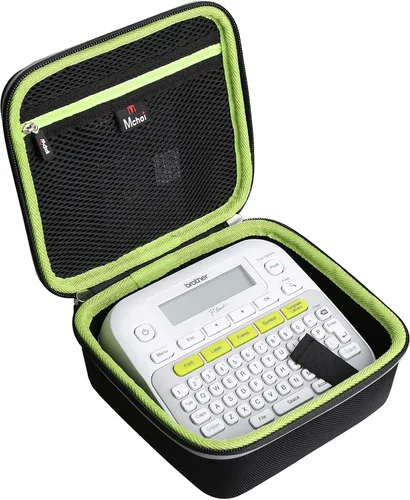 Mchoi Funda rígida portátil compatible con la etiquetadora Brother P-Touch PTD210/PTD220, solo funda