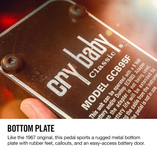 Miniatura 9 de JIM DUNLOP Cry Baby Classic Wah GCB95F Pedal de efectos para guitarra