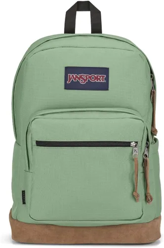 Miniatura 28 de Mochila JanSport Right Pack - Mochila duradera para el día con bolsillo acolchado para portátil de 15 pulgadas, Rosa brumosa, Tamaño único