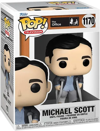 Miniatura 3 de Funko POP TV: La Oficina - Michael de pie con muletas, multicolor, 57396