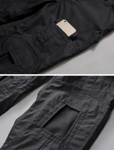 Miniatura 7 de TRGPSG Pantalones tácticos para hombre, pantalones de senderismo, pantalones cargo de camuflaje militar, pantalones de trabajo casuales