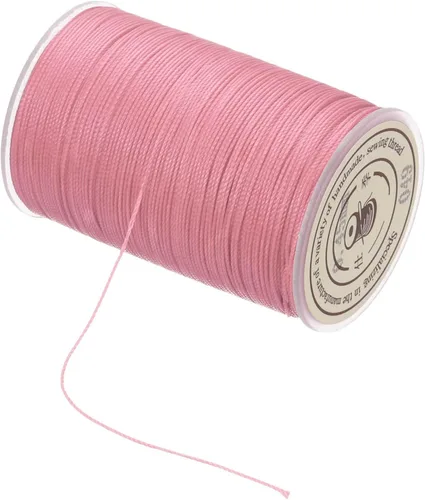 Miniatura 157 de MECCANIXITY Cordón encerado de poliéster encerado de 0.020 in, cuerda de cera de 175 yardas para hacer pulseras, collares, cuentas, joyería y Negro