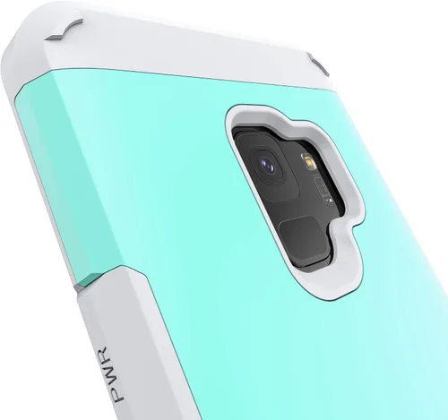 Miniatura 3 de Crave S9 Caso, Strong Guard Protection Series Funda para Samsung Galaxy S9 - Menta/Gris