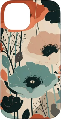 Miniatura 4 de Funda para iPhone 11 Pro Max Minimal Poppy Flower Boho Floral Cute Aesthetic
