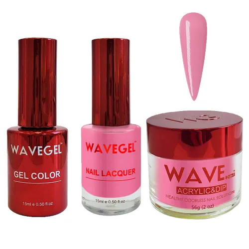 Miniatura 34 de WAVEGEL - Juego de gel de remojo, laca de uñas y polvo acrílico y polvo de inmersión a juego - Colección Queen - #015 Noble Men