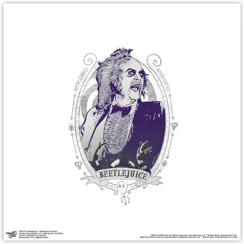 Miniatura 9 de Trends International Gallery Pops Beetlejuice - Póster de pared con retrato de Beetlejuice, 12.00 x 12.00 pulgadas, versión de marco negro