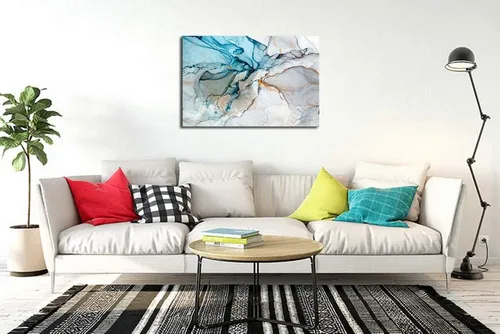 Miniatura 2 de Lienzo de pintura de arte abstracto para colgar en la pared, ideal para la decoración del hogar, de habitaciones, salas, baños y más