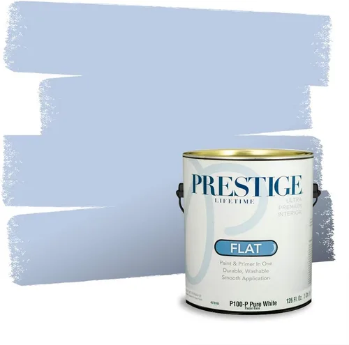 Miniatura 419 de Pintura Exterior + imprimación PRESTIGE, todo-en-uno, 1 galón, acabado mate, color comparable al Valspar* Royal Gray* VS151-Gris real