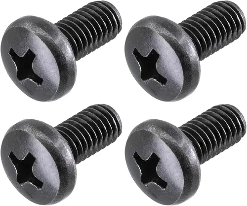 Miniatura 6 de Tornillos negros para placa de matrícula para BMW y Tesla, M5-0.031 x 0.236 in, acero inoxidable, color negro, oxidados en Estados Unidos