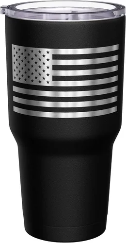 Miniatura 4 de We The People Holsters - Momma Bear - Vaso de café - Taza de viaje de café con bandera americana - Vaso grabado - Vaso termo doble - 30 onzas