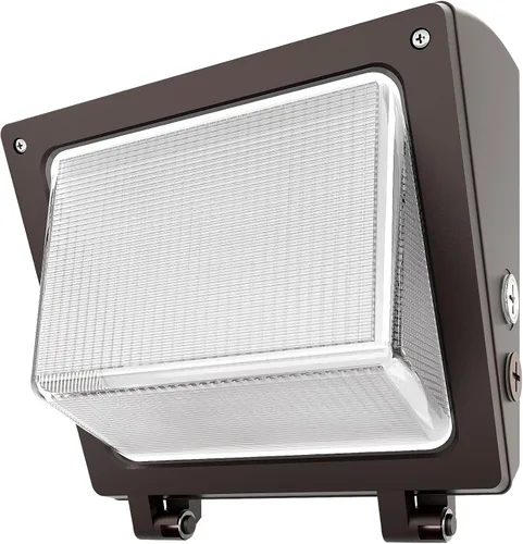 JTT Paquete de luz LED de pared con fotocélula del anochecer al amanecer, luces de pared impermeables IP65, 75W/60W/45W, luz diurna