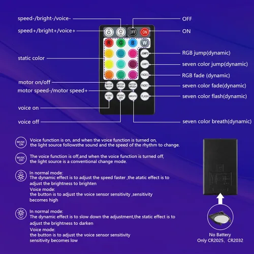 Miniatura 4 de AZIMOM Fuente de Luz de Fibra Óptica Centelleante de Alta Luminosidad 50W Motor Driver de Caja de Luz RGBW Control Remoto Bluetooth/RF Modo Sensor