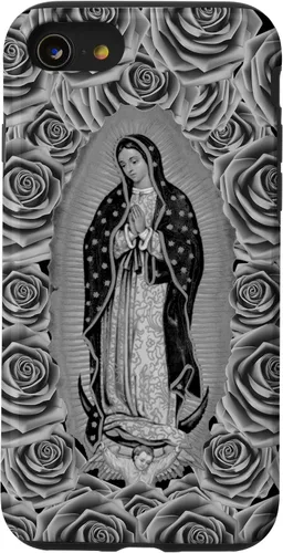 Miniatura 18 de Funda para iPhone 14 Pro Max Our Lady Virgen De Guadalupe Virgen María Floral