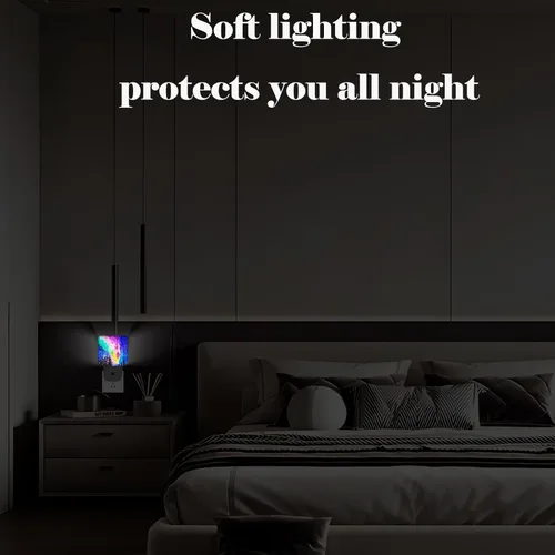 Miniatura 7 de Northern Lights - Luz nocturna enchufable, lámpara nocturna con sensor automático, lámpara de noche del atardecer al amanecer, decoración del hogar