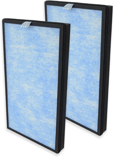 PUREBURG Filtro de repuesto compatible con SimPure HP8 purificador de aire, paquete de 2 unidades de carbón activado HEPA H13 2 en 1 filtración de 4