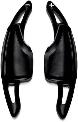 High Flying 2 piezas de accesorios interiores, palancas de cambios de volante, extensiones negras para Chevy Chevrolet Camaro 2016-2022, C7 Corvette